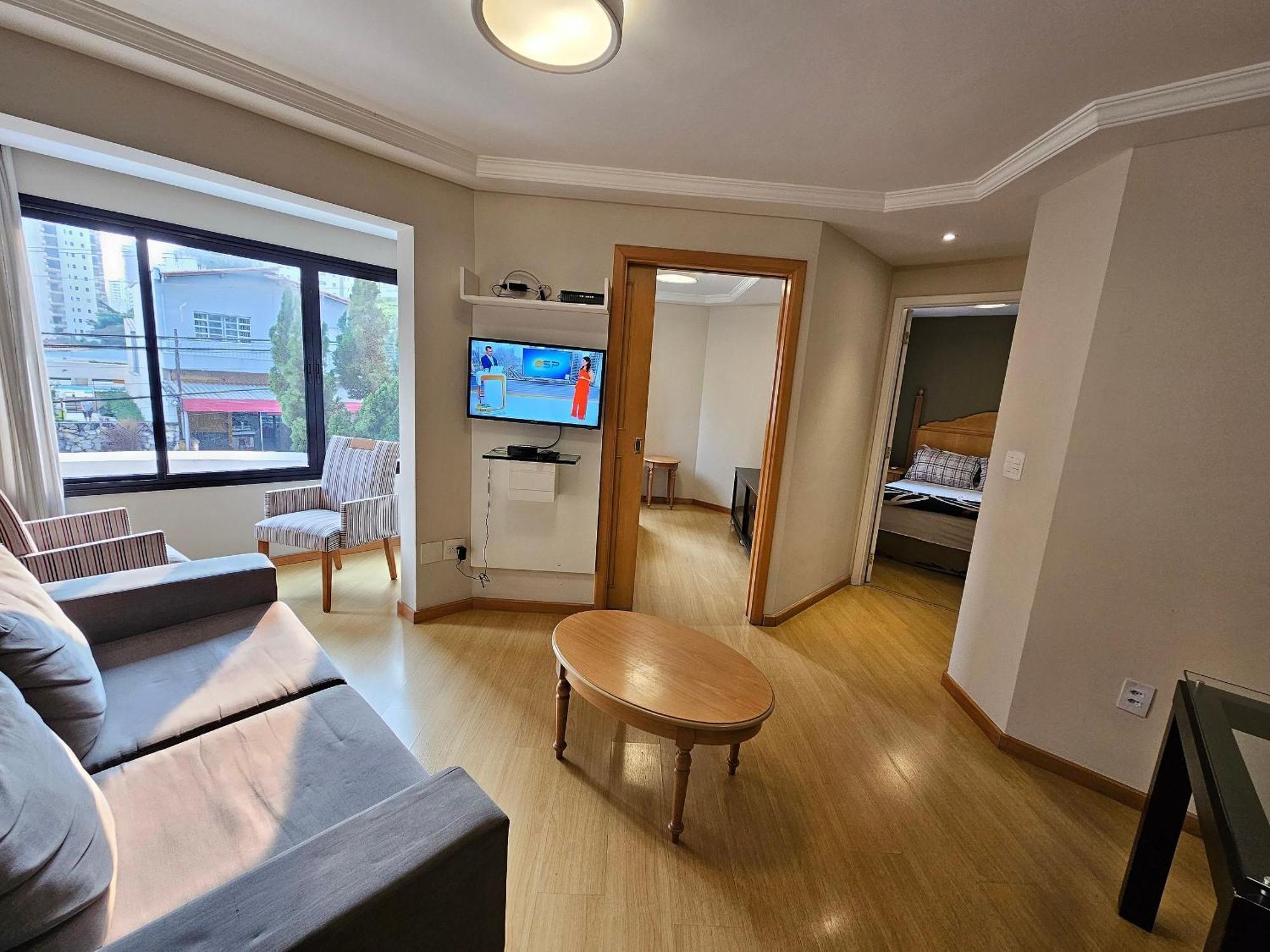 Flat Apart-Hotel Com Dois Quartos E Dois Banheiros São Paulo Luaran gambar