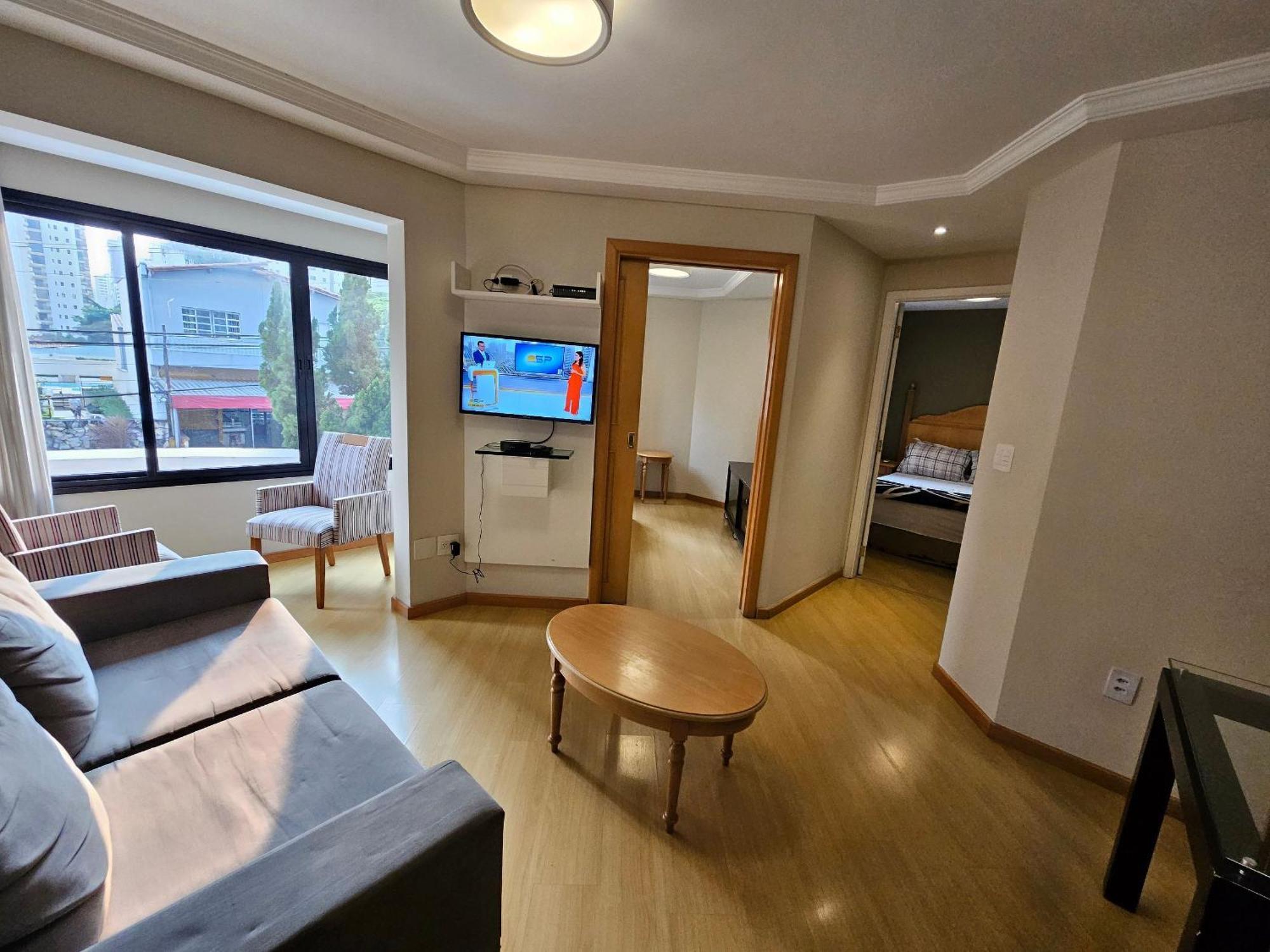 Flat Apart-Hotel Com Dois Quartos E Dois Banheiros São Paulo Luaran gambar